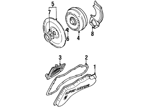 2000 Lincoln Continental Transaxle Parts Diagram