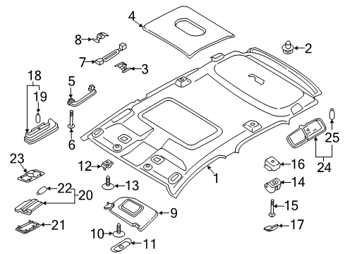 2019 Ford EcoSport Clip Diagram for -W712142-S442