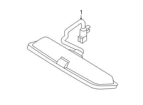 2014 Ford Explorer High Mount Lamps Diagram