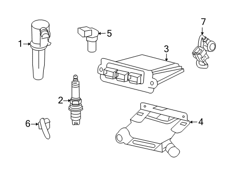 2011 Mercury Mariner Ignition System Diagram 1 - Thumbnail