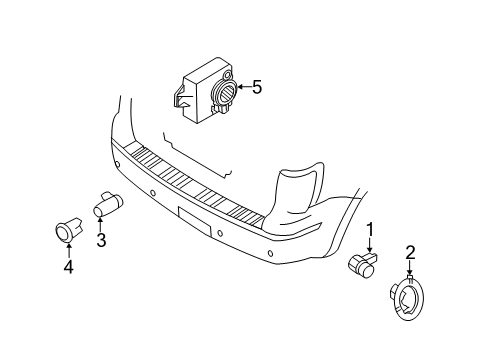 2008 Mercury Mariner Electrical Components Diagram 4 - Thumbnail