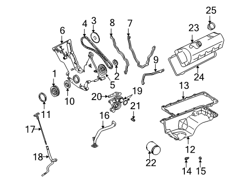 1999 Ford Mustang Filters Diagram 4 - Thumbnail