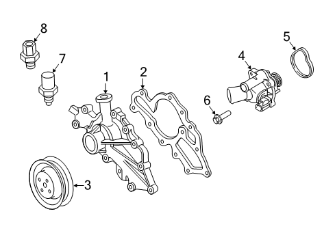 2007 Ford Ranger Water Pump Diagram 1 - Thumbnail