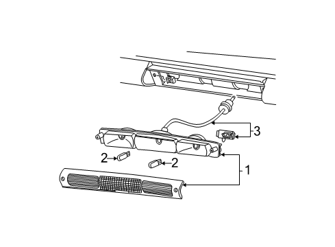 2002 Ford F-150 Wire Assembly Diagram for 1L3Z-13A625-AA