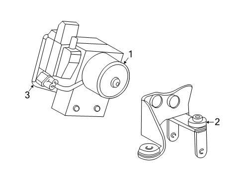 2006 Mercury Grand Marquis Anti-Lock Brakes Diagram