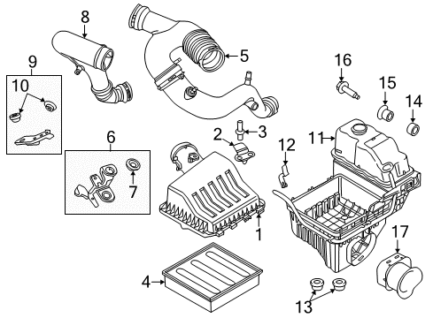 2014 Ford F-150 Air Intake Diagram 1 - Thumbnail