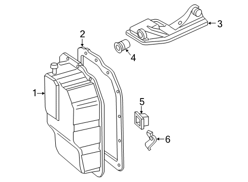 2008 Ford Escape Transaxle Parts Diagram 3 - Thumbnail