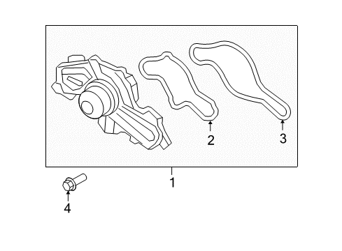 2007 Lincoln MKX Water Pump Diagram