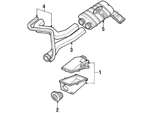 1987 Ford Aerostar Air Inlet Diagram