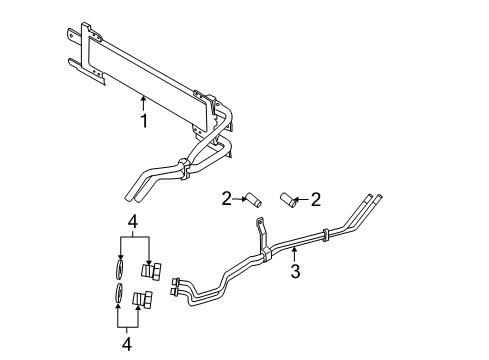 2006 Ford Mustang Oil Cooler  Diagram 2 - Thumbnail