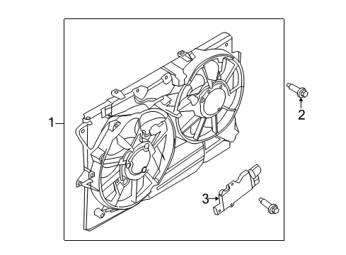 2011 Ford Explorer Cooling System, Radiator, Water Pump, Cooling Fan Diagram