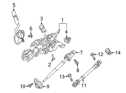 2022 Ford F-350 Super Duty Ignition Lock Diagram 2 - Thumbnail