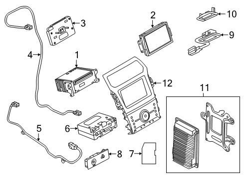 2014 Ford Explorer Sound System Diagram 3 - Thumbnail