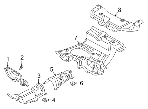 2019 Ford Transit Connect Heat Shields Diagram