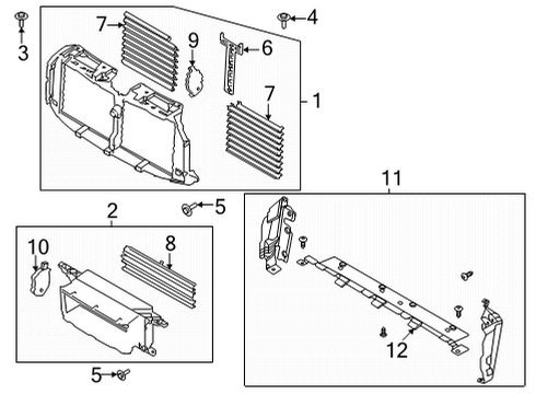 2021 Ford F-150 DEFLECTOR Diagram for ML3Z-8327-F