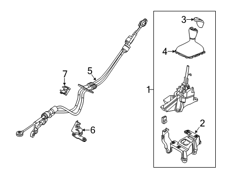 2014 Ford Focus Center Console Diagram 7 - Thumbnail