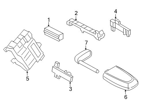 2024 Ford Expedition Keyless Entry Components Diagram