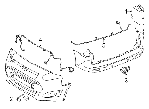 2023 Ford Transit Connect Electrical Components Diagram 3 - Thumbnail