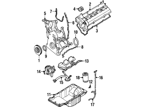 1998 Ford Taurus Plug - Oil Drain Diagram for E9DZ-6730-A