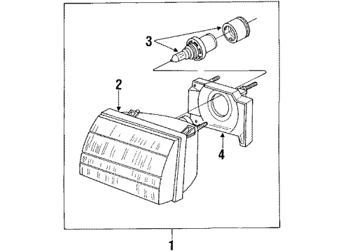 1989 Mercury Topaz Bulbs Diagram