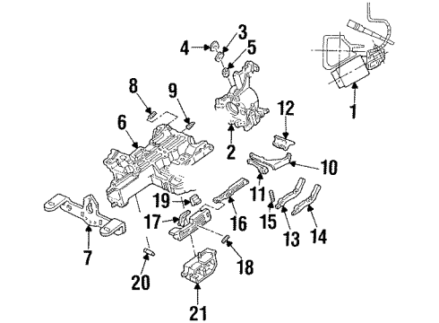 2002 Mercury Grand Marquis Housing & Components Diagram