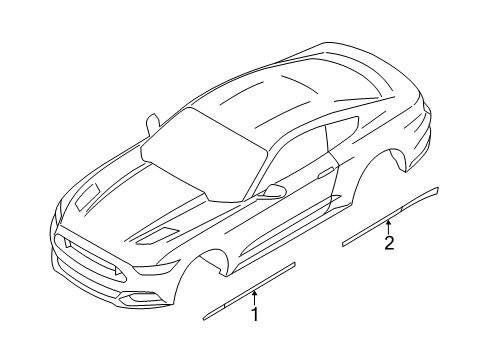 2023 Ford Mustang Stripe Tape Diagram 8 - Thumbnail