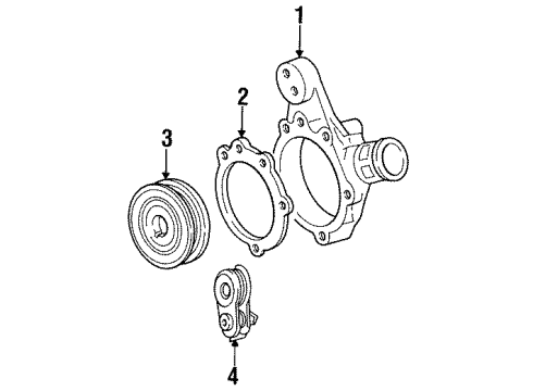 2000 Mercury Mystique Water Pump Diagram 2 - Thumbnail