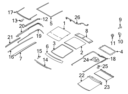 2016 Lincoln MKT Rail - Guide Diagram for 7T4Z-78502C07-B