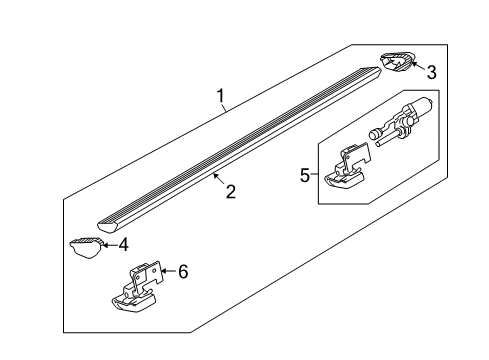 2008 Lincoln Navigator Running Board Diagram 2 - Thumbnail