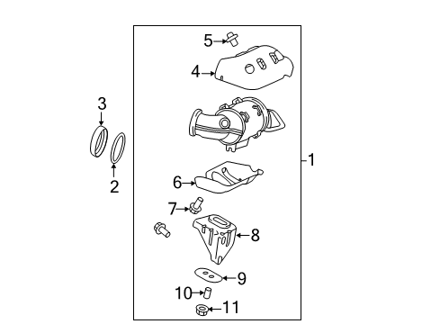 2014 Ford Explorer Exhaust Manifold Diagram 1 - Thumbnail