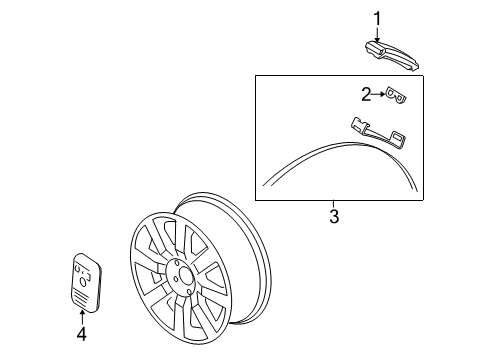 2009 Ford E-250 Tire Pressure Monitoring Diagram