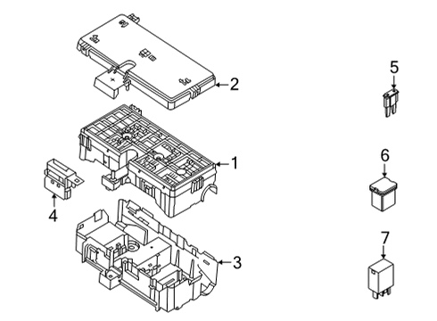 2021 Ford Bronco Electrical Components Diagram