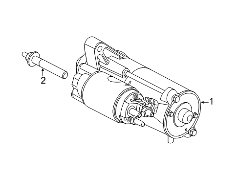 2016 Ford Mustang Starter, Electrical Diagram 2 - Thumbnail