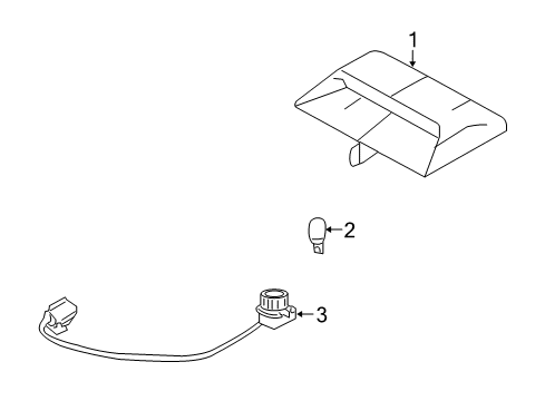 2009 Mercury Sable High Mount Lamps Diagram