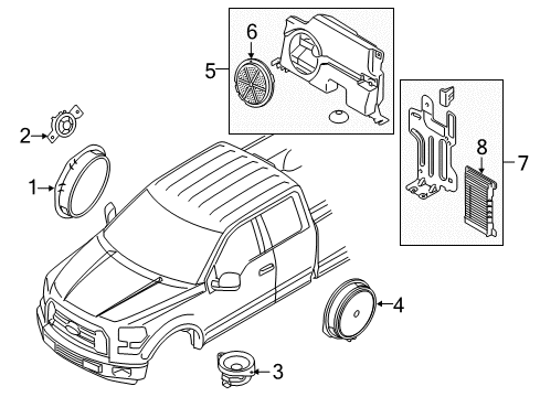 2018 Ford F-150 Sound System Diagram 6 - Thumbnail