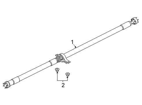 2023 Ford Escape Drive Shaft  Diagram