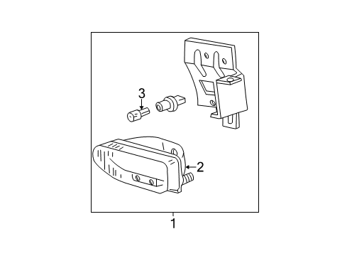 2004 Ford Mustang Chassis Electrical - Fog Lamps Diagram 2 - Thumbnail