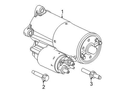 2022 Ford F-350 Super Duty Starter Diagram 3 - Thumbnail