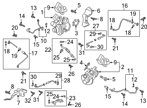 2018 Ford Expedition Turbocharger Diagram