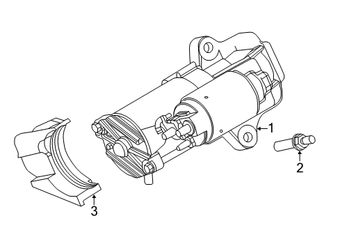 2024 Ford Edge Starter Diagram 1 - Thumbnail