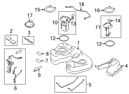 2012 Lincoln MKS Fuel Supply Diagram 1 - Thumbnail