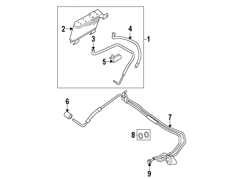 2008 Ford Explorer Oil Cooler Diagram 2 - Thumbnail