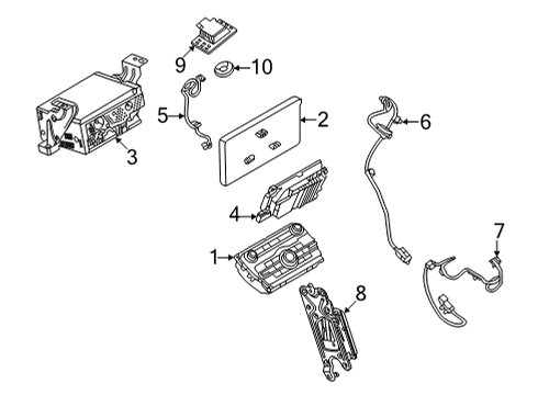 2023 Lincoln Nautilus Sound System Diagram