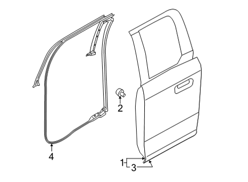 2023 Ford F-150 Door & Components Diagram 5 - Thumbnail