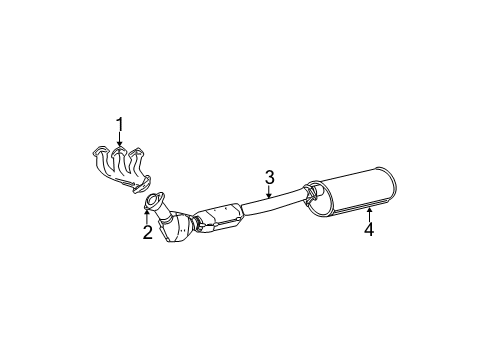 2001 Ford F-150 Exhaust Manifold Diagram 1 - Thumbnail