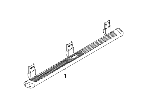 2013 Ford F-350 Super Duty Running Board Diagram 3 - Thumbnail