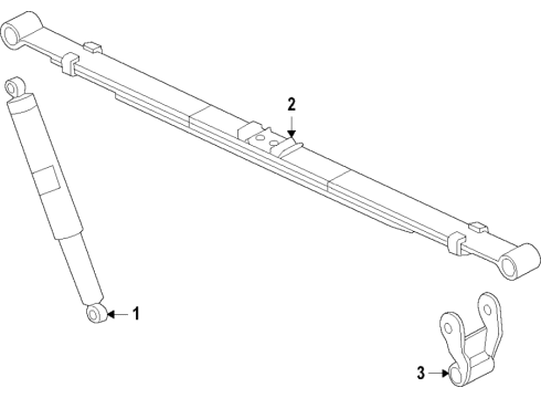 2022 Ford F-150 Suspension Components, Control Arm, Ride Control, Stabilizer Bar Diagram 5 - Thumbnail