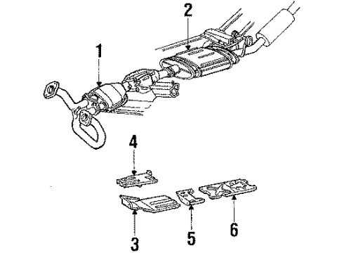 1996 Ford Aerostar Converter Assembly Diagram for F39Z5F250A