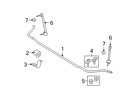 2017 Ford Expedition Rear Suspension, Control Arm Diagram 3 - Thumbnail