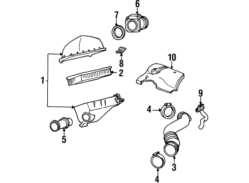 2000 Ford Crown Victoria Air Intake Diagram